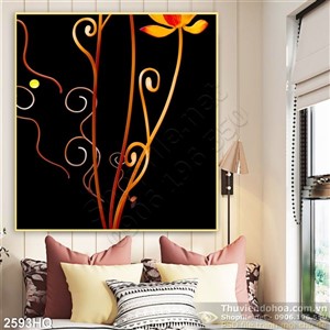 Tranh hoa lá treo tường đẹp