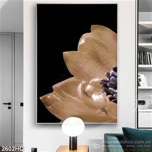 Tranh hoa Cúc treo tường độc đáo