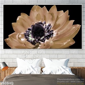 Tranh hoa Cúc đẹp độc đáo