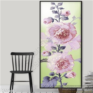 Tranh hoa lá trang trí dán tường đẹp