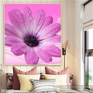 Tranh hoa Cúc đẹp trang trí tường