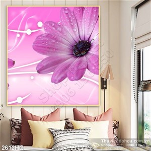 Tranh hoa Cúc đẹp độc đáo