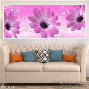 Tranh hoa Cúc dđẹp độc đáo