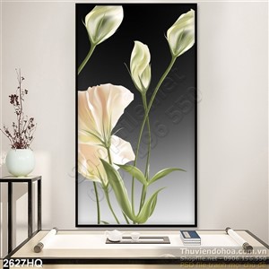 Tranh hoa cát tường đẹp