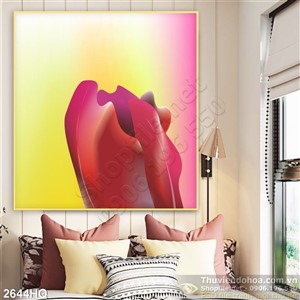 Tranh hoa lá nghệ thuật đẹp