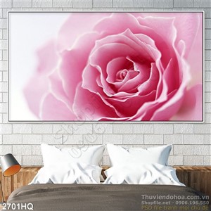 Tranh hoa Hồng treo tường phòng ngủ