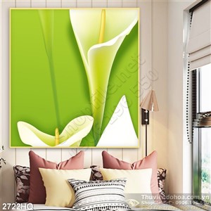 Tranh hoa Vân Môn treo tường hiện đại