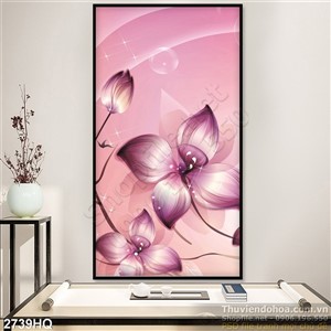 Tranh hoa lá trang trí treo tường đẹp