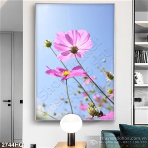 Tranh hoa hồ điệp đẹp