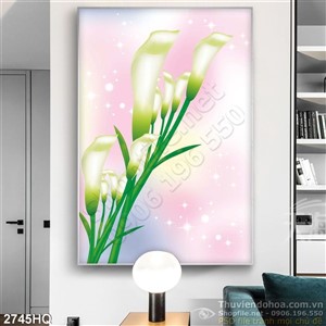 Tranh hoa lá Vân môn nghệ thuật