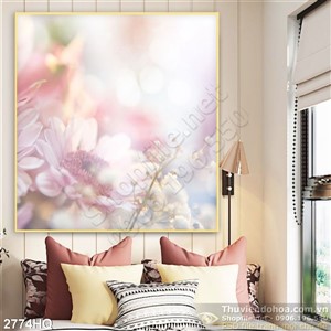 Tranh hoa Cúc trang trí đẹp