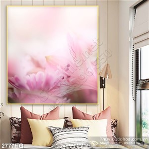 Tranh hoa lá treo tường nghệ thuật