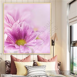 Tranh hoa Cúc đẹp độc đáo