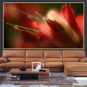 Tranh hoa lá đẹp nghệ thuật