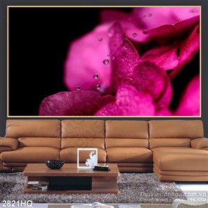 Tranh hoa lá đẹp nghệ thuật