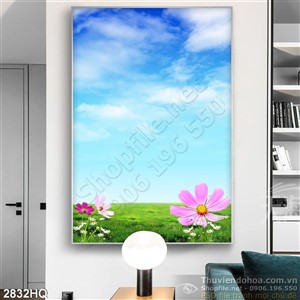 Tranh hoa Hồ Điệp đẹp treo phòng ngủ