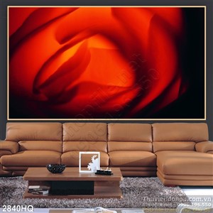 Tranh hoa lá hiện đại treo tường