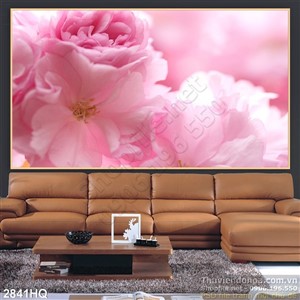 Tranh hoa đào trang trí treo tường đẹp