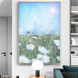 Tranh hoa lá trang trí treo tường đẹp