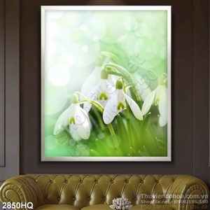 Tranh hoa lá trang trí treo tường đẹp