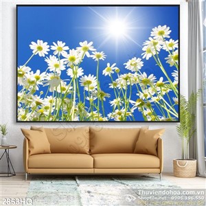 Tranh hoa lá trang trí treo tường đẹp