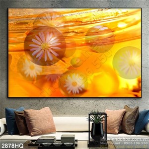 Tranh hoa lá nghệ thuật đẹp