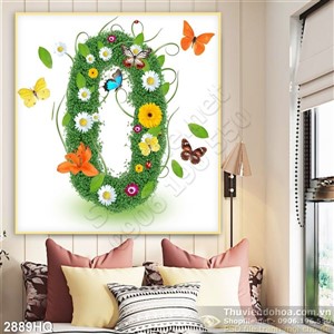 Tranh hoa lá só 0 treo tường đẹp