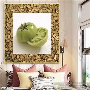 Tranh quả cà chua trang trí bếp