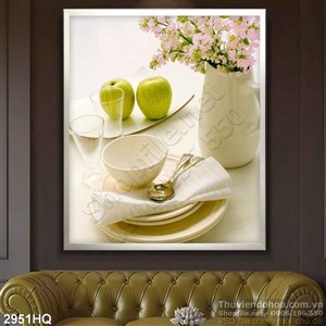 Tranh hoa lá trang trí treo tường