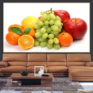 Tranh trái cây trang trí treo tường