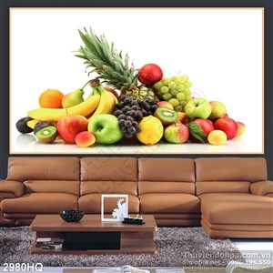 Tranh trái cây tổng hợp