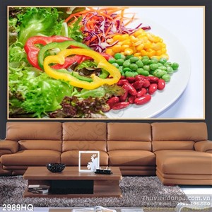 Tranh thực phẩm nấu bếp