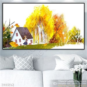 Tranh sơn dầu treo tường