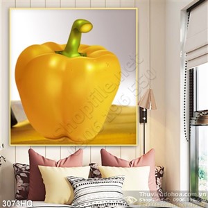 Tranh ớt chuông vàng