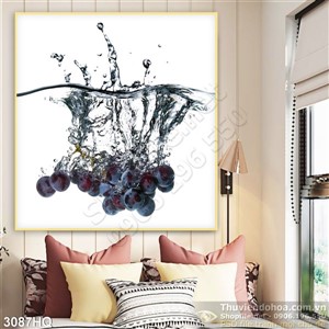 Tranh nước ép nho