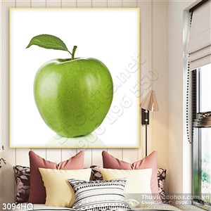 Tranh quả táo xanh