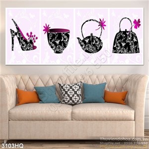 Tranh hoa trang trí đẹp