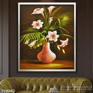 Tranh bình hoa nghệ thuật