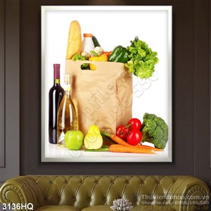 Tranh các lọai củ quả