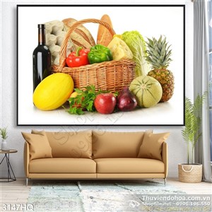 Tranh cây trái và rau củ