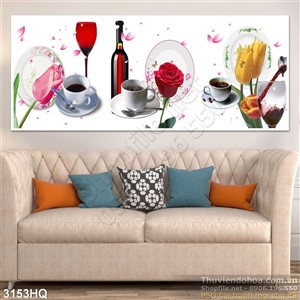 Tranh rượu vang trang trí