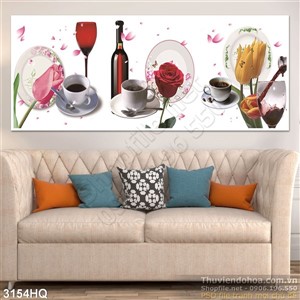 Tranh rượu vang trang trí tường