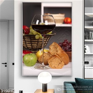 Tranh hoa quả treo tường bếp