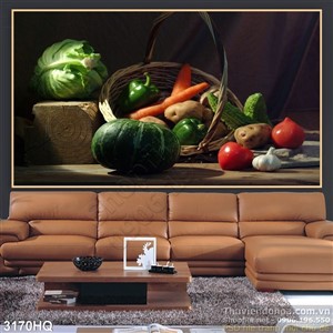 Tranh các loại rau củ quả