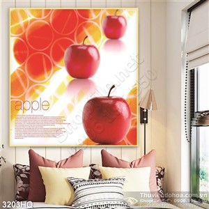 Tranh quả táo trang trí