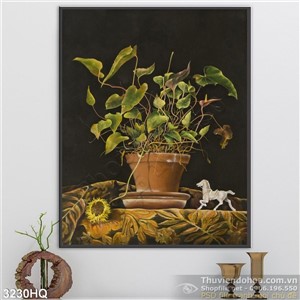 Tranh hoa lá trang trí treo tường
