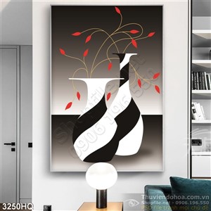 Tranh hoa trang trí hiện đại