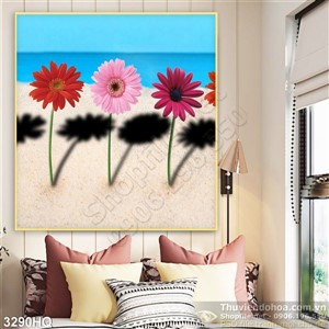 Tranh đồng tiền trên biển