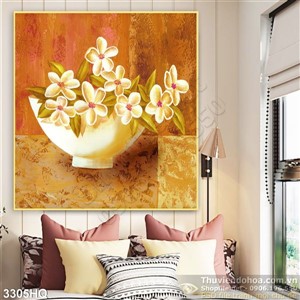 Tranh hoa lá trang trí treo tường đẹp