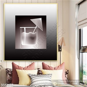 Tranh nước ép trái cây